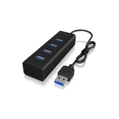 "RaidSonic ICY BOX IB-HUB1409-U3 Hub - 4-Port USB Hub for Effortless Connectivity & Fast Data Transfer | 4250078165873"
